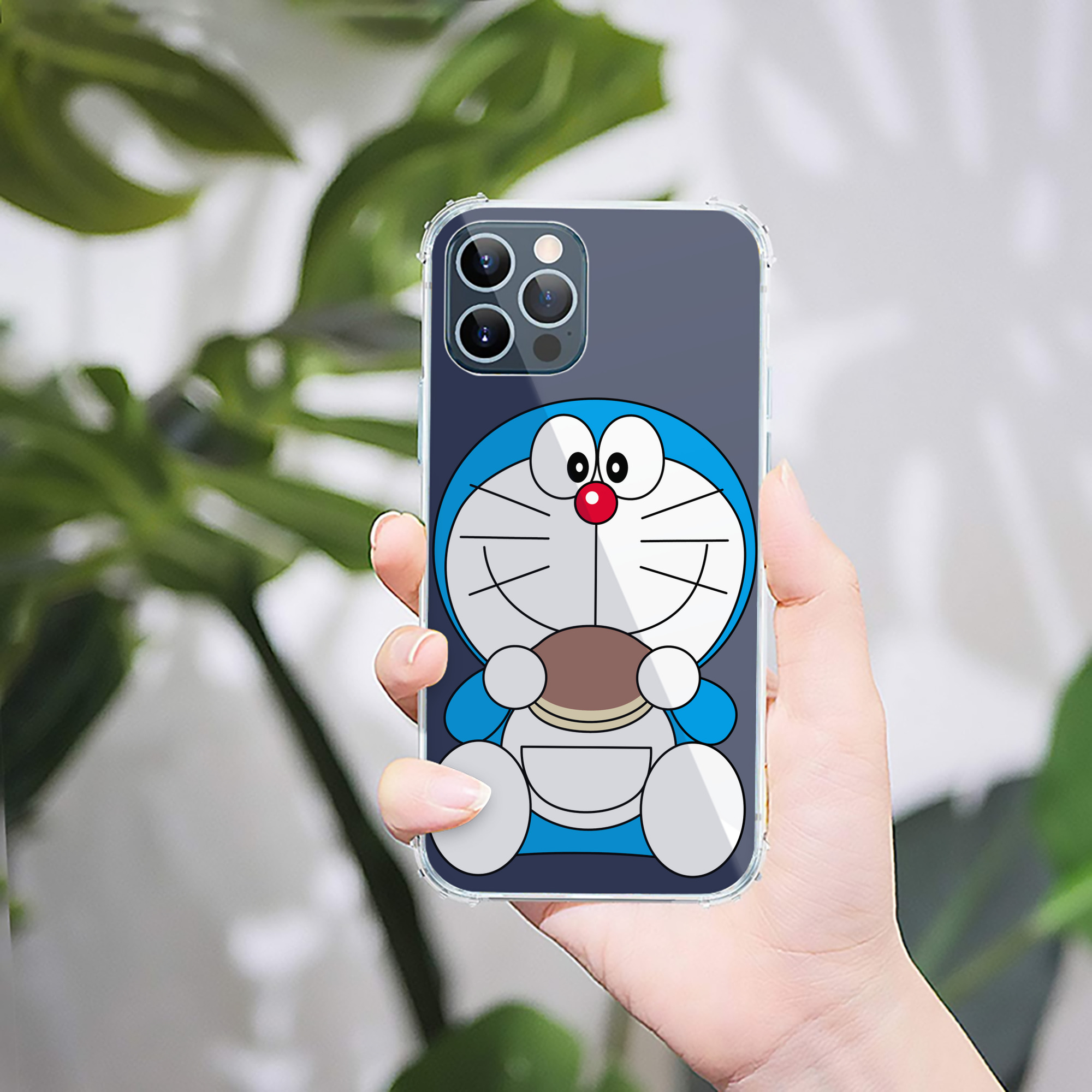（画像用） ドラえもん Doraemon 【iPhone 12シリーズ対応】透明スマホケース（クリアソフトケース）